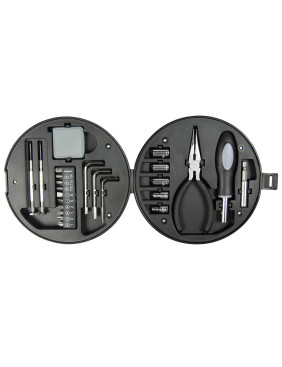 Набор инструментов в форме колеса TORQ, черный