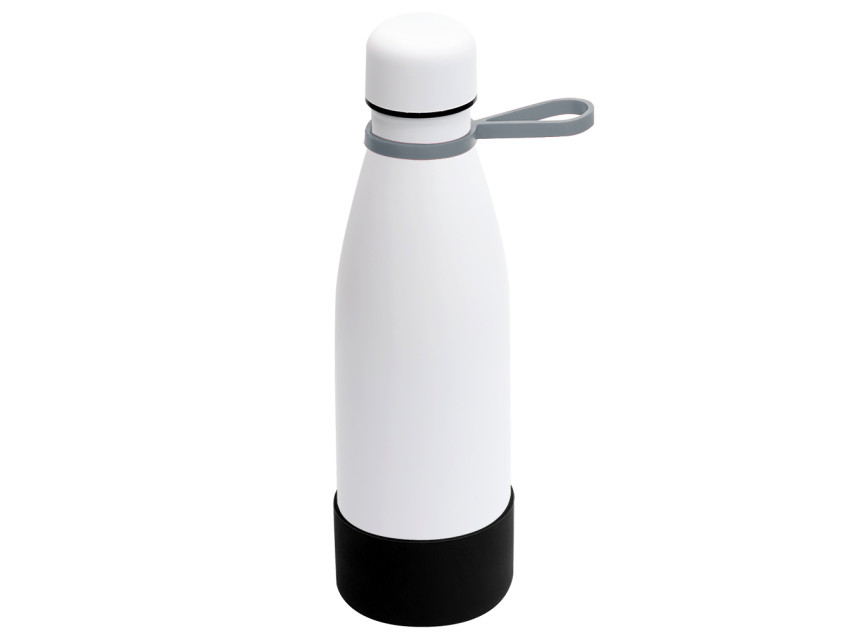 Термобутылка герметичная вакуумная Olivia To Go, белый/серый/чёрный