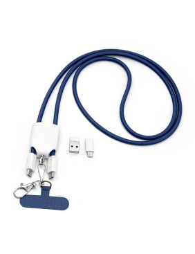 Кабель - ланьярд МультиЛинк 66 Вт, синий