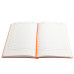 Ежедневник A5 недатированный Franco в мягком переплёте, оранжевый