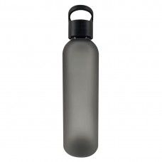 Бутылка пластиковая для воды Sportes (матовая), черная