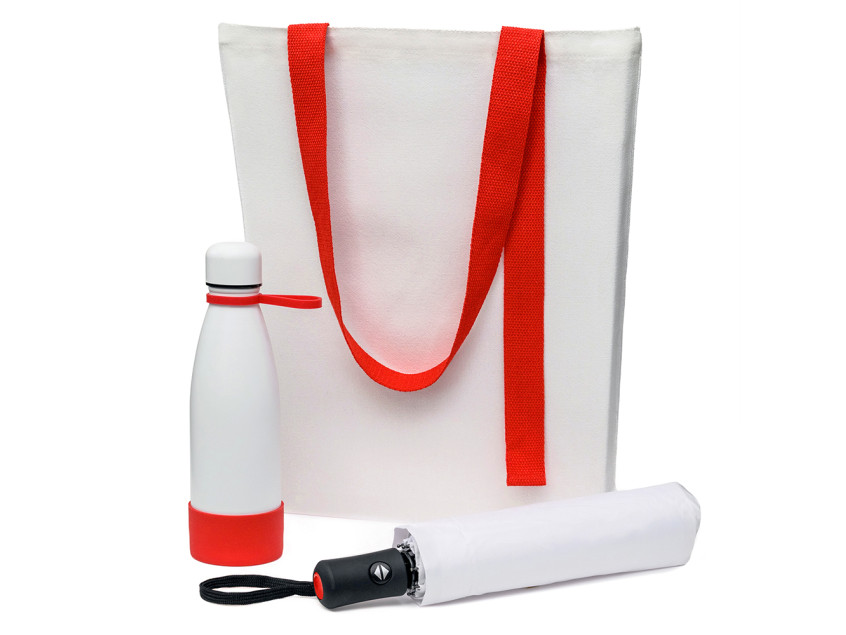 Подарочный набор Rain & Warm, красный