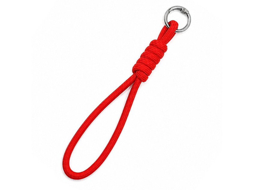 Шнурок на карабине Knotty, красный