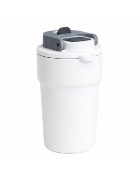 Термокружка Aura с дисплеем, белая