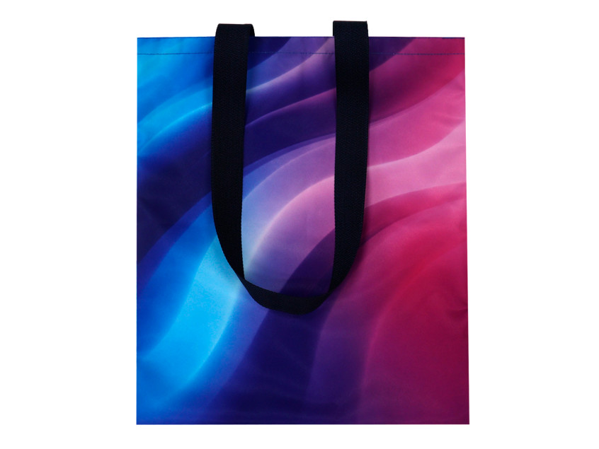 Сумка для покупок Кэди с полноцветной печатью, длина ручек 70 см