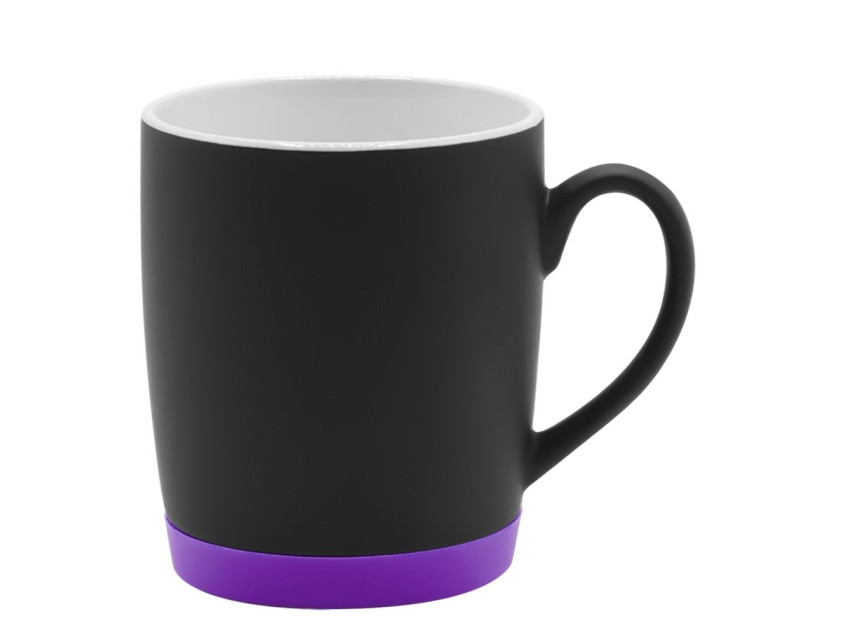 Кружка Make Me To Go, чёрная/фиолетовая