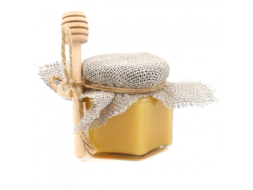 Мед натуральный цветочный с ложкой для меда, 140 г