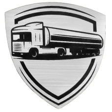 Шильд-наклейка транспорт, серебро