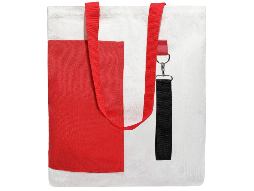 Сумка для покупок BANSHEE TO GO 325 г/м², красная/чёрная