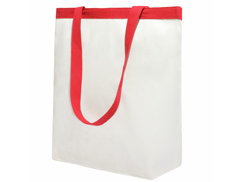 Сумка для покупок YUUGEN 283 г/м², красная