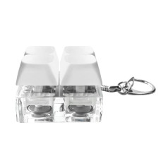 Брелок Press Anti Stress с LED подсветкой, белый