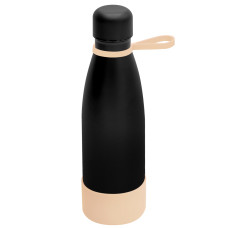 Термобутылка герметичная вакуумная Olivia To Go, чёрный/бежевый