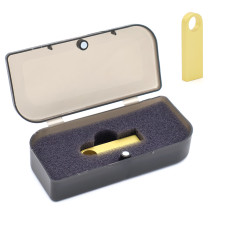 Флешка Гильдия 16 Гб в футляре, золотистая Флешка Гильдия 16 Гб в футляре, золотистая