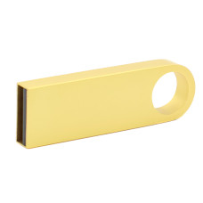 Флешка Гильдия 16 Гб в футляре, золотистая Флешка Гильдия 16 Гб в футляре, золотистая