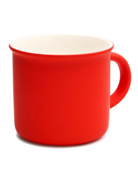 Кружка Camping, софт тач, красная-S