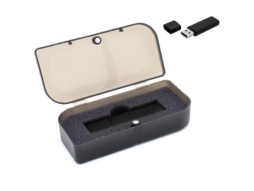 Флешка Loon 16 Гб в футляре, черная