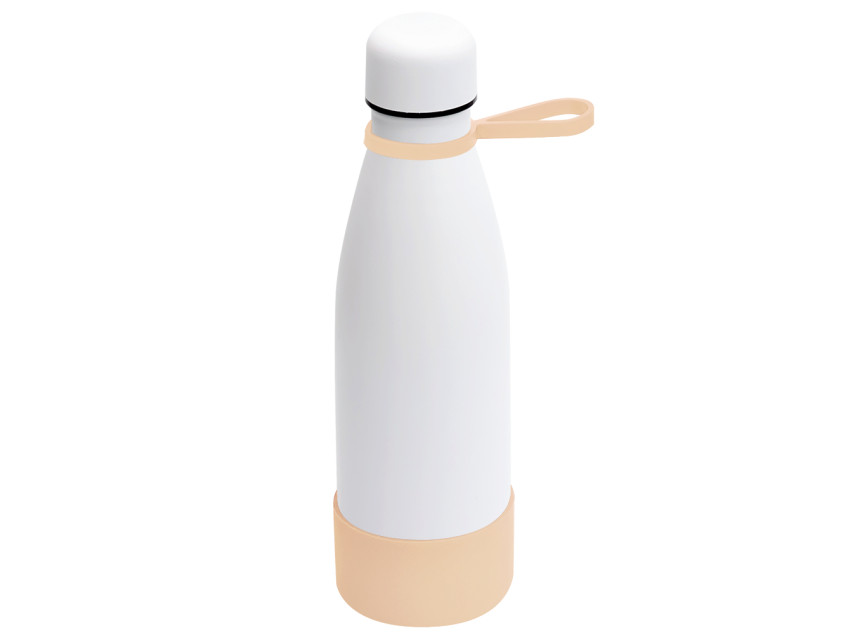 Термобутылка герметичная вакуумная Olivia To Go, белый/бежевый