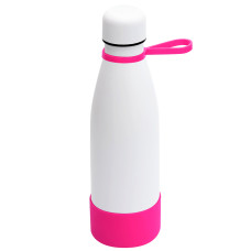 Термобутылка герметичная вакуумная Olivia To Go, белый/розовый