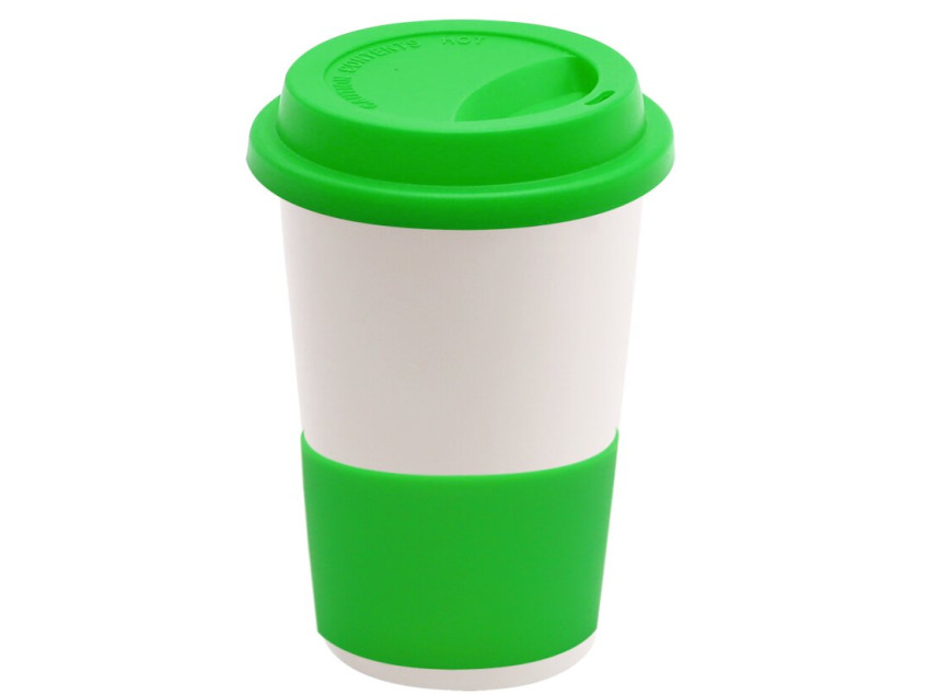 Кружка Magic To Go, белый/зеленый