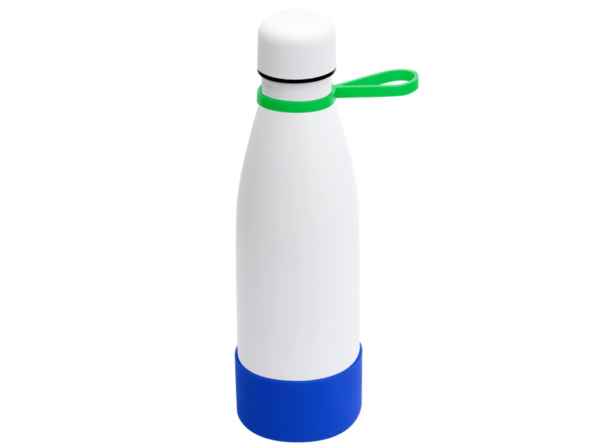 Термобутылка герметичная вакуумная Olivia To Go, белый/зелёный/синий