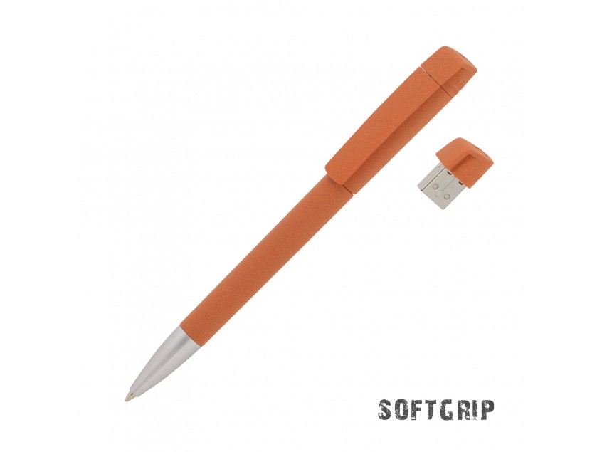 Ручка с флеш-картой USB 8GB «TURNUSsoftgrip M»