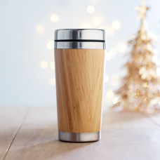 Термокружка с бамбуком 400ml