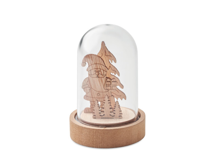 Новогоднее  украшение со светодиодной лампочкой