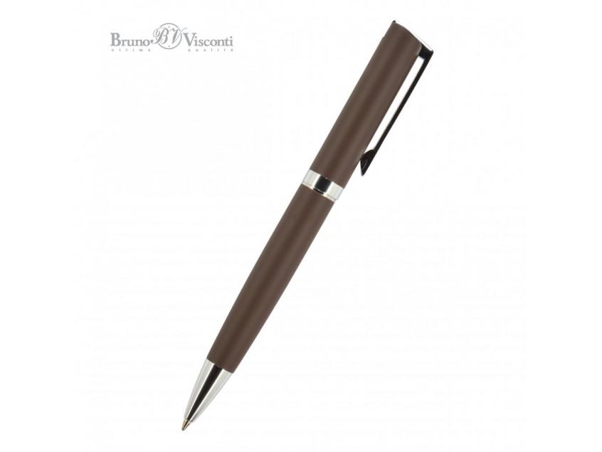Ручка шариковая автоматическая MILANO,  коричневый