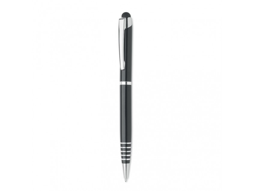 Шариковая ручка из переработанного алюминия со стилусом
