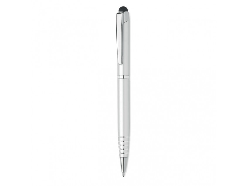 Шариковая ручка из переработанного алюминия со стилусом