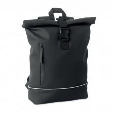 Рюкзак для ноутбука 15" из мягкого полиуретана с застежкой rolltop и светоотражающей полосой