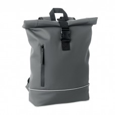 Рюкзак для ноутбука 15" из мягкого полиуретана с застежкой rolltop и светоотражающей полосой