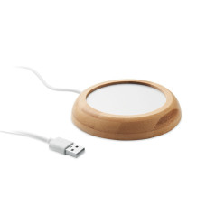 Бамбуковая грелка для кружек с USB