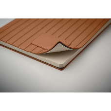 Блокнот А5 из дымчатого полиуретана