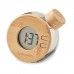 Бамбуковые ЖК-часы с водяным питанием