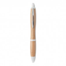 Ручка шариковая из бамбука и пластика