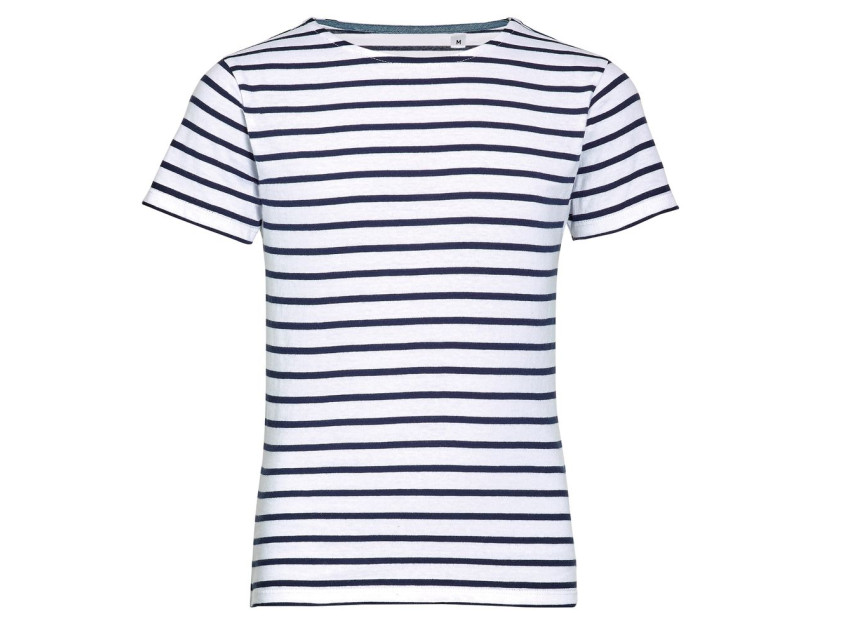 Футболка детская MILES KIDS белая с темно-синим