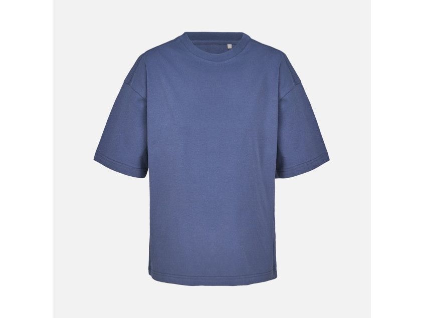 Футболка оверсайз женская Boxy Women, синяя (джинс)