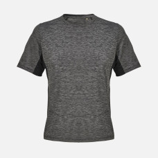 Футболка спортивная унисекс Storm, черный меланж