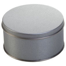Коробка Pragmax S, круглая, серебристая Коробка Pragmax S, круглая, серебристая