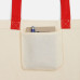 Холщовая сумка Shopaholic, красная