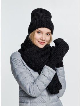 Набор Nordkyn Full Set с шарфом, черный
