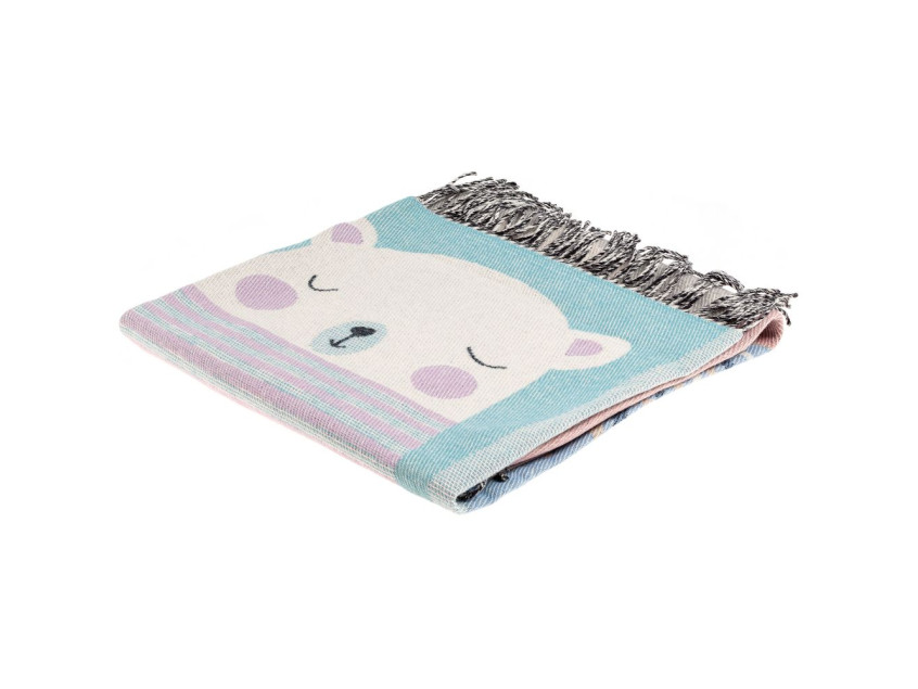 Плед детский Zoo, голубой