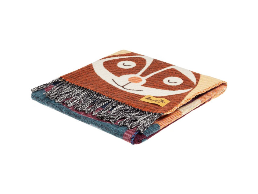 Плед детский Zoo, оранжевый