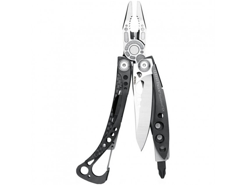 Мультитул Skeletool CX, стальной с черным