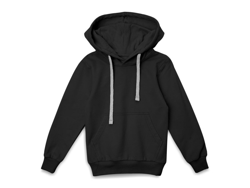 Толстовка с капюшоном детская Kirenga Kids, черная