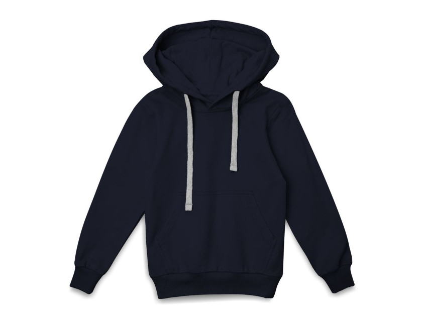 Толстовка с капюшоном детская Kirenga Kids, темно-синяя