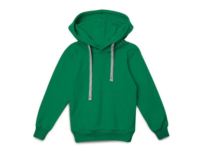 Толстовка с капюшоном детская Kirenga Kids, зеленая