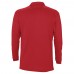 Рубашка поло мужская с длинным рукавом Winter II 210 красная