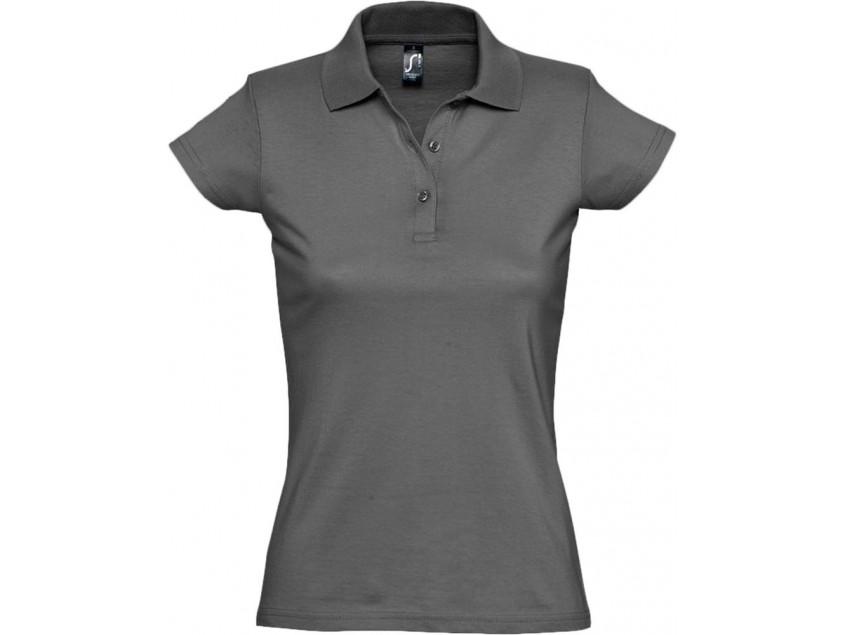 Рубашка поло женская Prescott Women 170, темно-серая